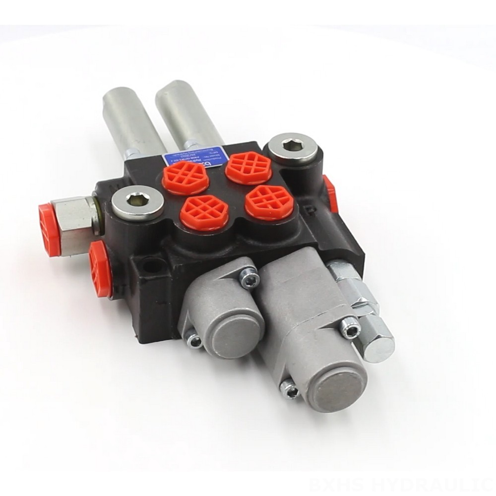 Directional Control Valve For Boom Truck P40 Floating Cable 2 Spool Monoblock Directional Valve image